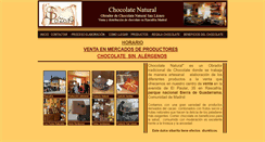 Desktop Screenshot of chocolatenatural.com